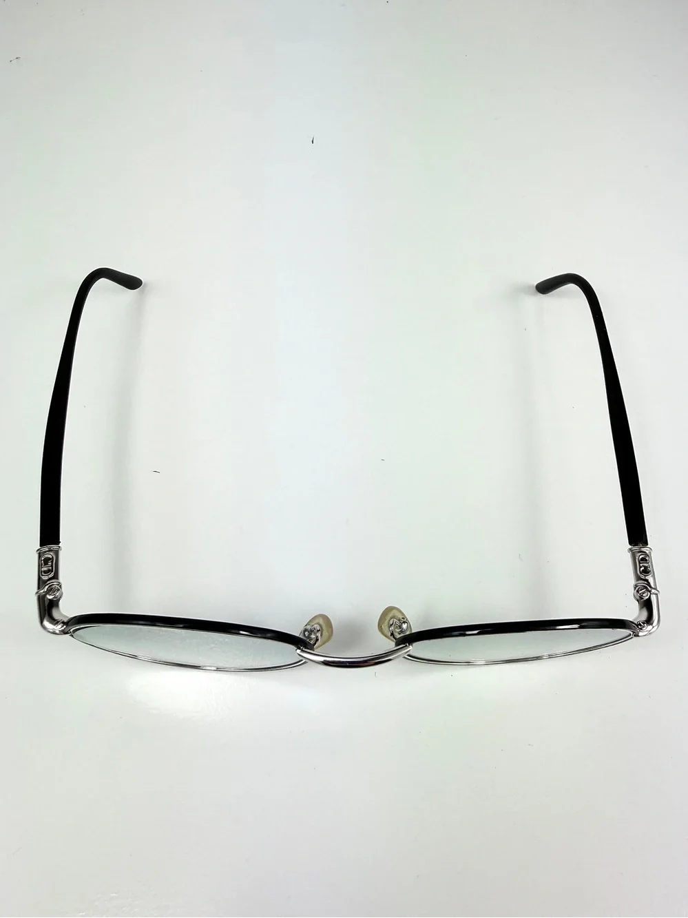 Vintage Christian Dior 2057 79D Sunglasses Custom Teal Mirror Oval 90s Full Set